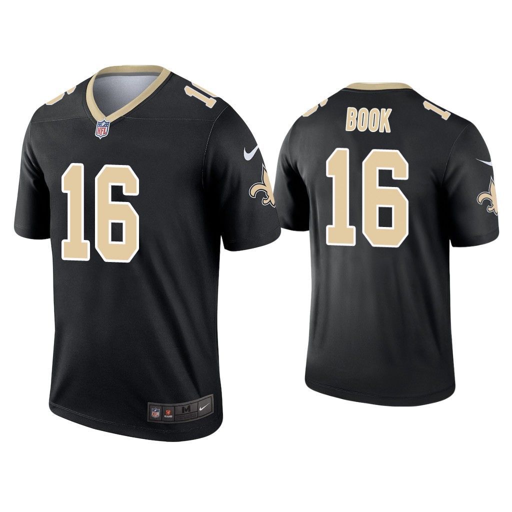 Men New Orleans Saints #16 Ian Book Nike Black Inverted Legend NFL Jersey